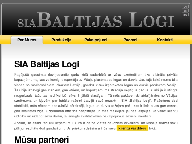 Baltijas Logi, SIA