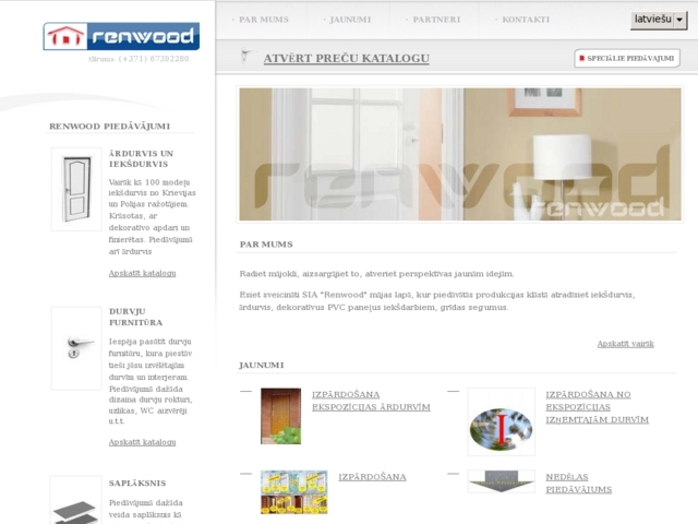 Renwood, durvju salons, SIA